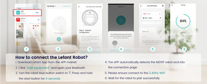 Lefant M210 Pro Robot Vacuum Cleaner