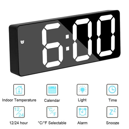 Smart LED electronic alarm clock