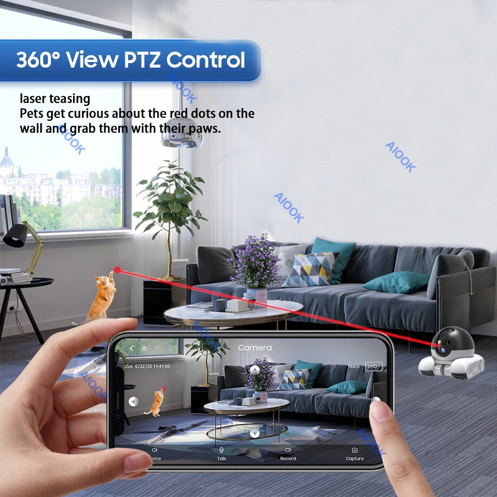 Pet Mobile Camera HD 8MP 4K