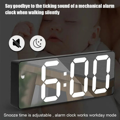 Smart LED electronic alarm clock