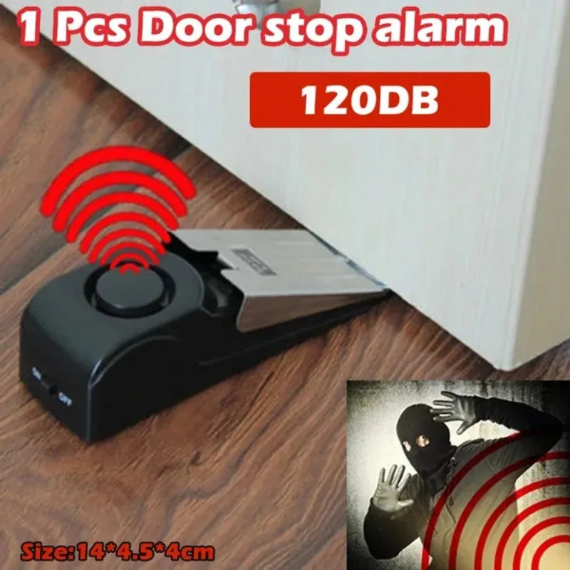 1 Pc Mini Wireless Alarm Door Stop