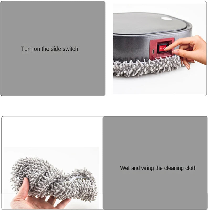 Intelligent Robot 3 in1 Dry Wet Sweep Mop