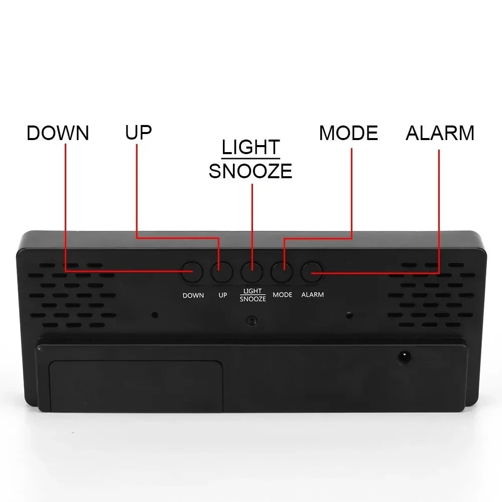 Smart LED electronic alarm clock