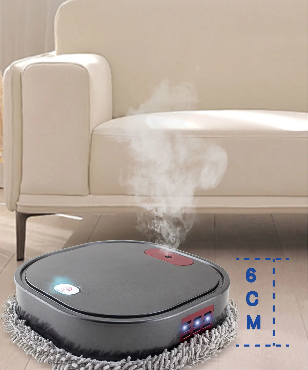 Intelligent Robot 3 in1 Dry Wet Sweep Mop