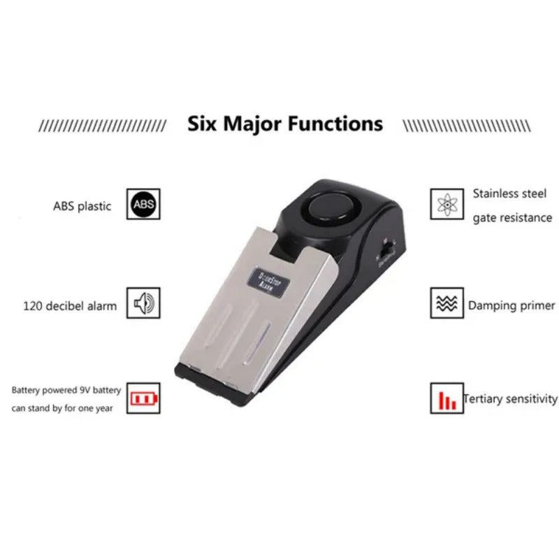 1 Pc Mini Wireless Alarm Door Stop