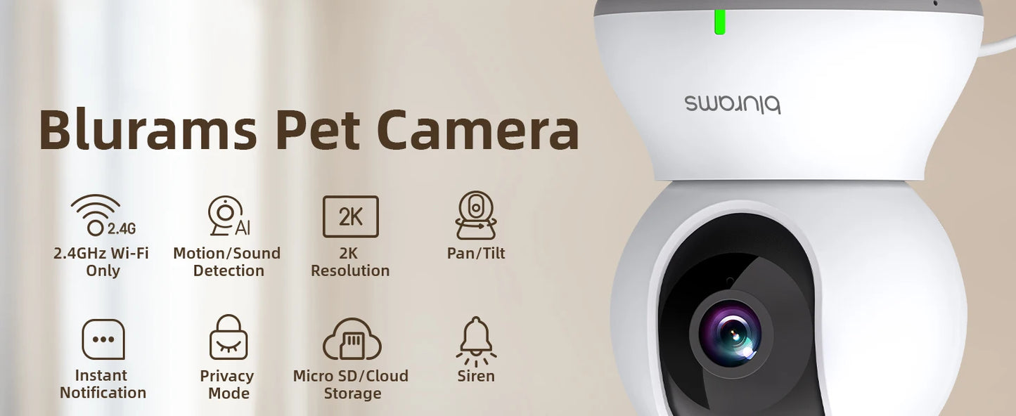 Blurams 2.4＆5G WiFi Indoor Camera
