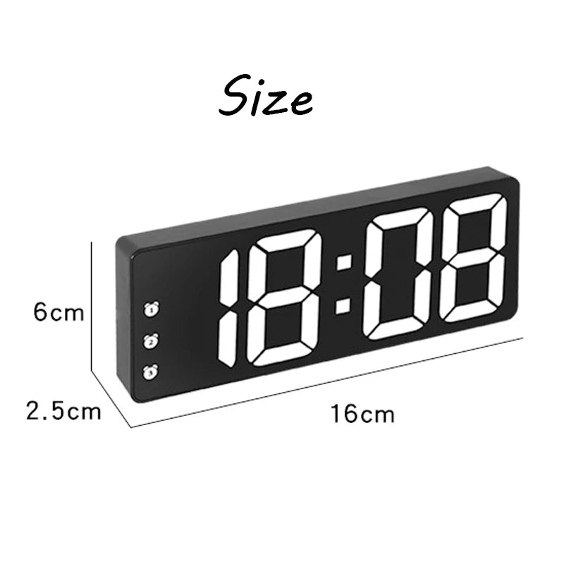 Smart LED electronic alarm clock