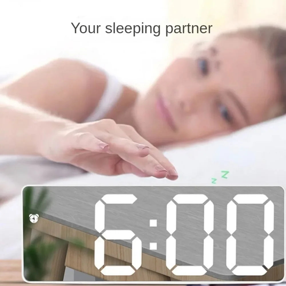 Smart LED electronic alarm clock