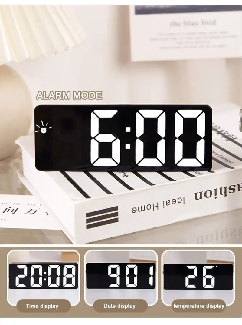 Smart LED electronic alarm clock