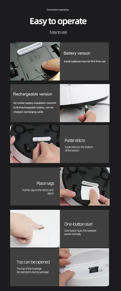 Intelligent sweeping robot mopping