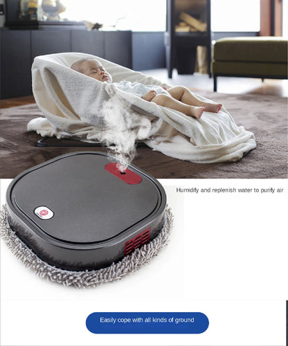 Intelligent Robot 3 in1 Dry Wet Sweep Mop