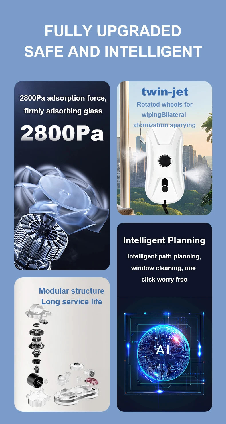 New In Automatic Robot Window Cleaner